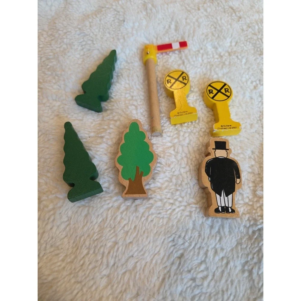 Thomas & Friends ACCESSORIES Lot Trees Signs Sir Topham‎ Hatt Wooden Train